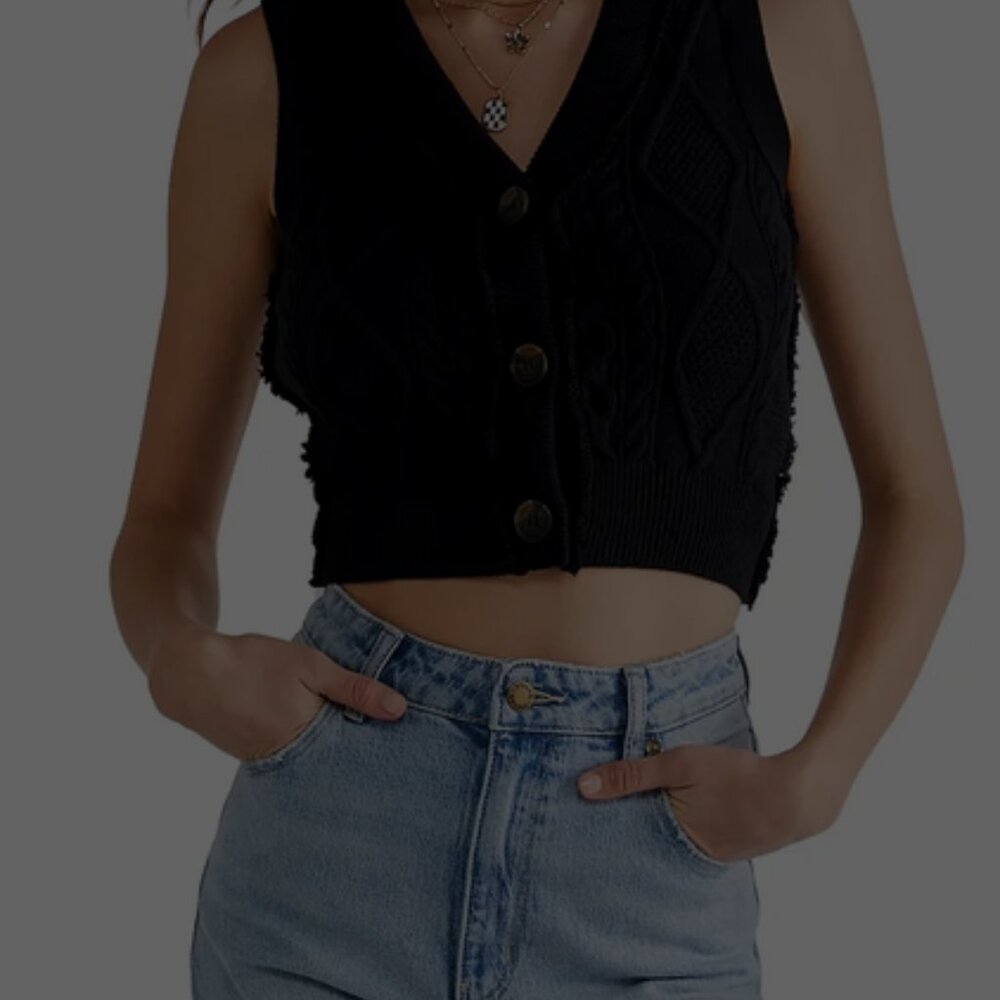 Free People Denson Cable Vest - Picture 3 of 4